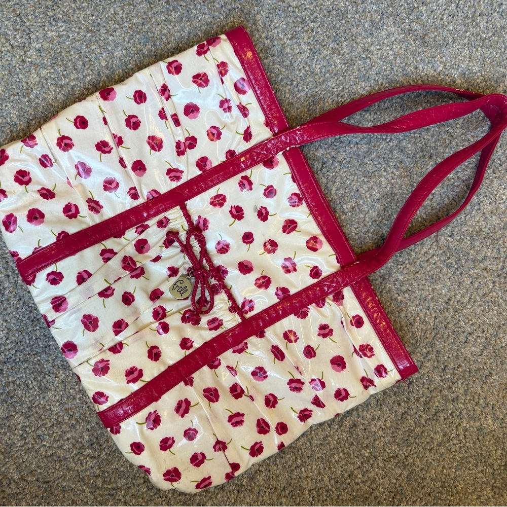 Vera Bradley Take Me With You Rosie Posie waterproof tote